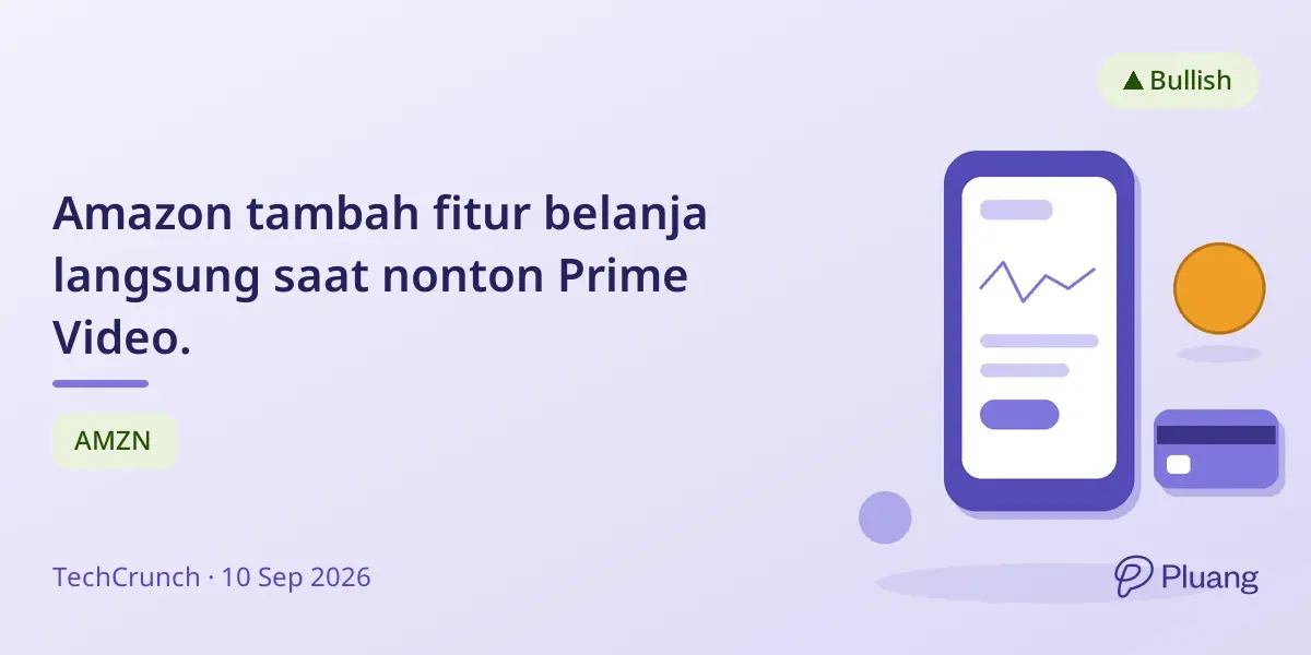 Amazon tambah fitur belanja langsung saat nonton Prime Video.