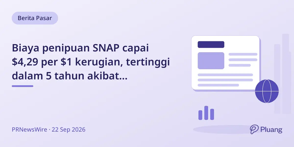 Biaya penipuan SNAP capai $4,29 per $1 kerugian, tertinggi dalam 5 tahun akibat kompleksitas dan penipuan meningkat.