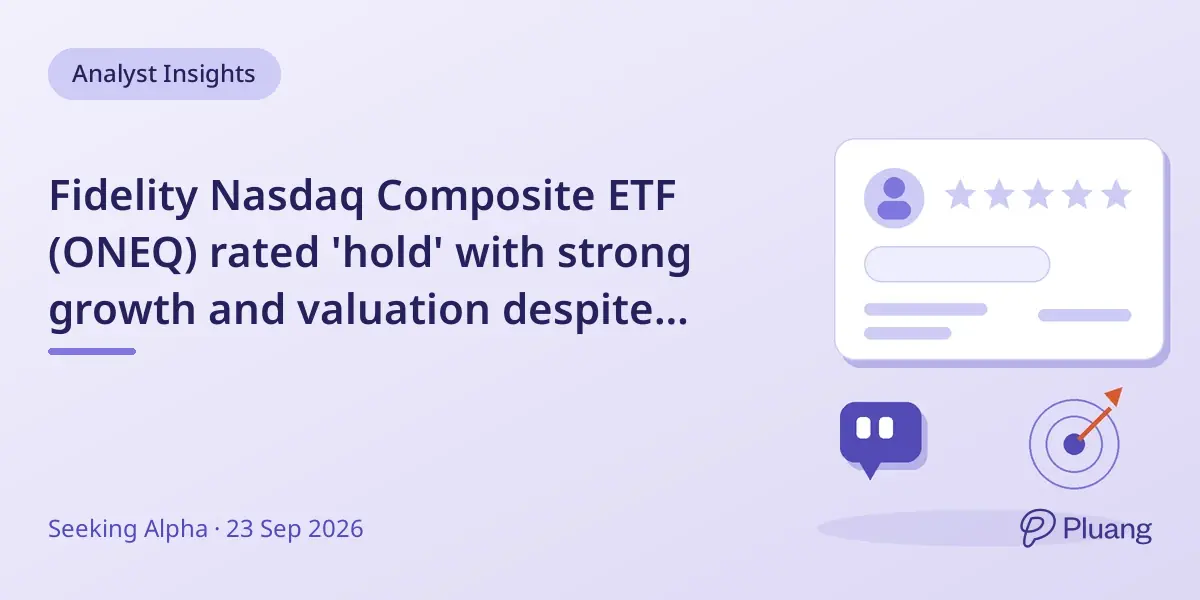 Fidelity Nasdaq Composite ETF (ONEQ) rated 'hold' with strong growth and valuation despite margin risks.