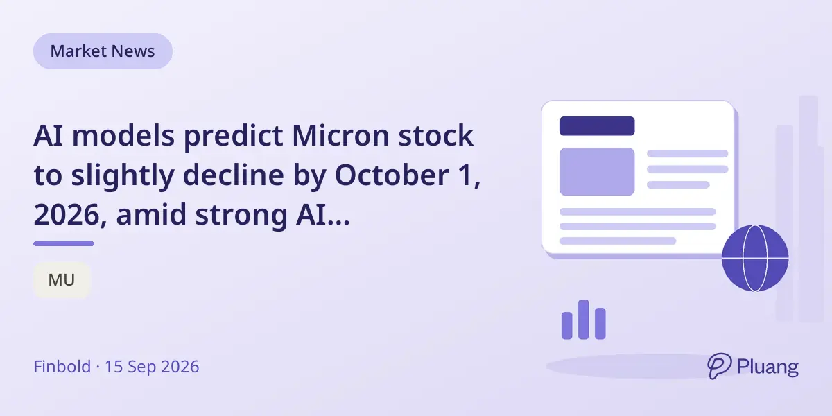 AI models predict Micron stock to slightly decline by October 1, 2026, amid strong AI semiconductor demand.