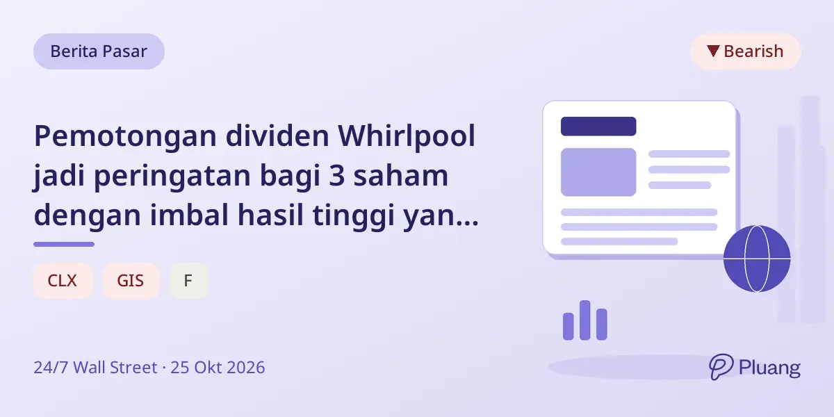 Pemotongan dividen Whirlpool jadi peringatan bagi 3 saham dengan imbal hasil tinggi yang tunjukkan tanda risiko.