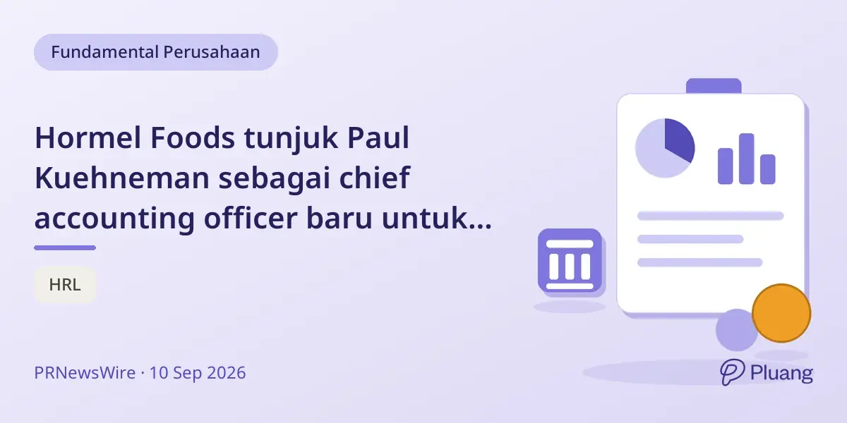 Hormel Foods tunjuk Paul Kuehneman sebagai chief accounting officer baru untuk pimpin keuangan.