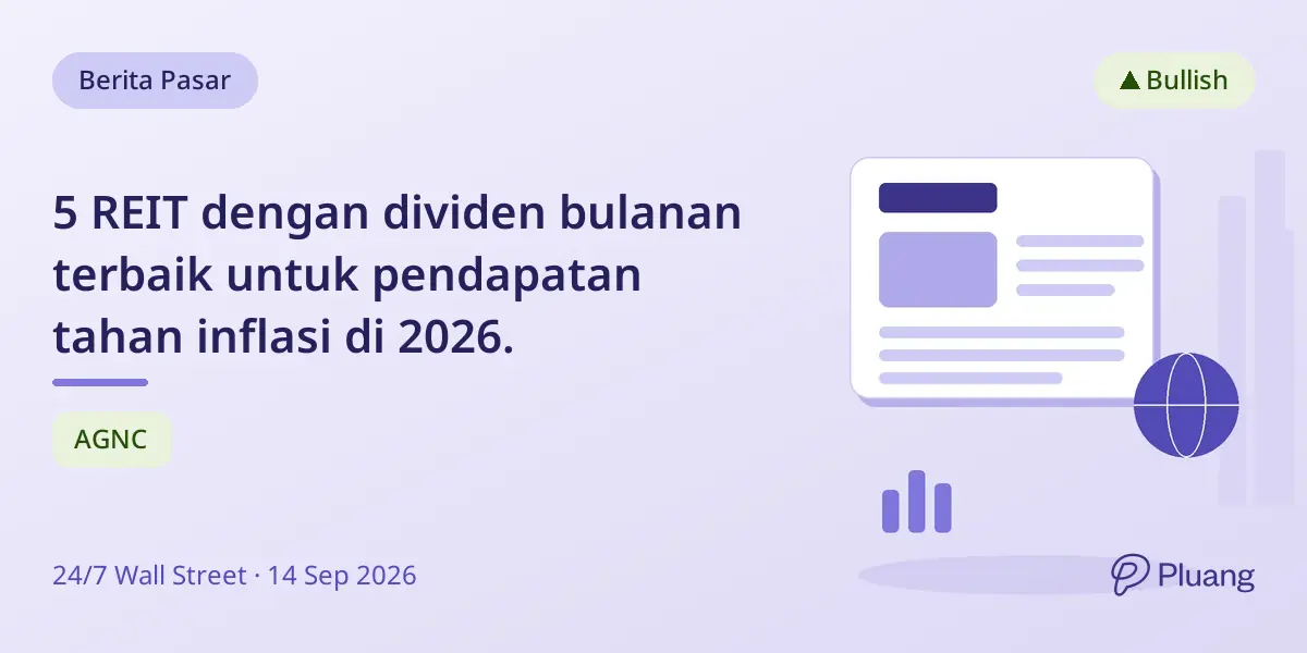 5 REIT dengan dividen bulanan terbaik untuk pendapatan tahan inflasi di 2026.