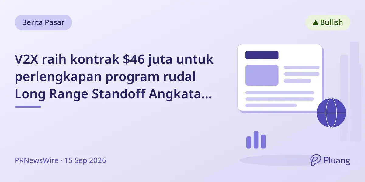 V2X raih kontrak $46 juta untuk perlengkapan program rudal Long Range Standoff Angkatan Udara AS.