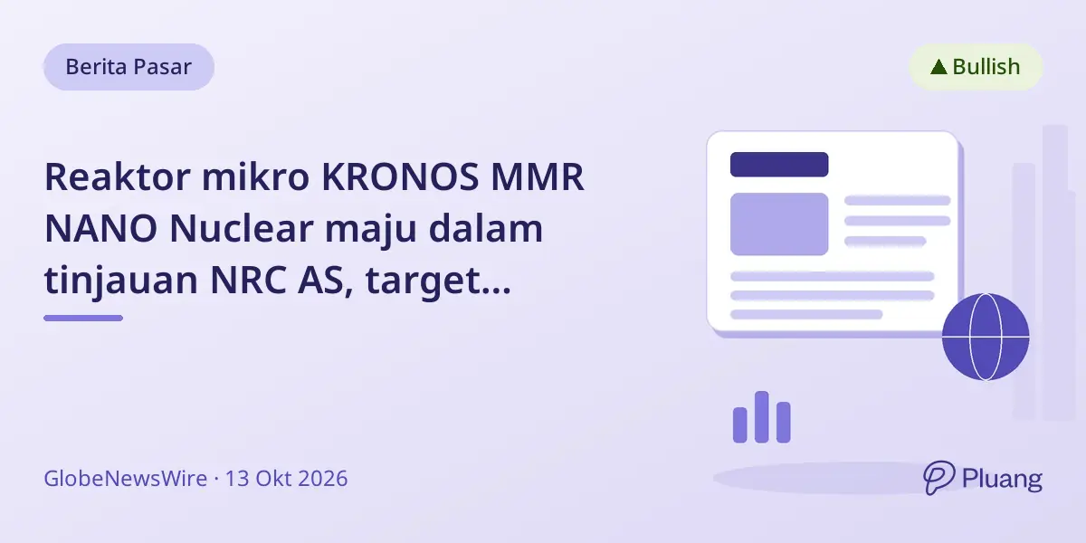 Reaktor mikro KRONOS MMR NANO Nuclear maju dalam tinjauan NRC AS, target konstruksi akhir 2027