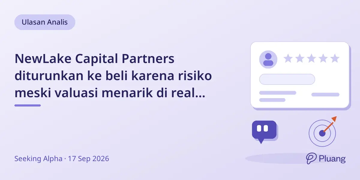 NewLake Capital Partners diturunkan ke beli karena risiko meski valuasi menarik di real estat ganja.