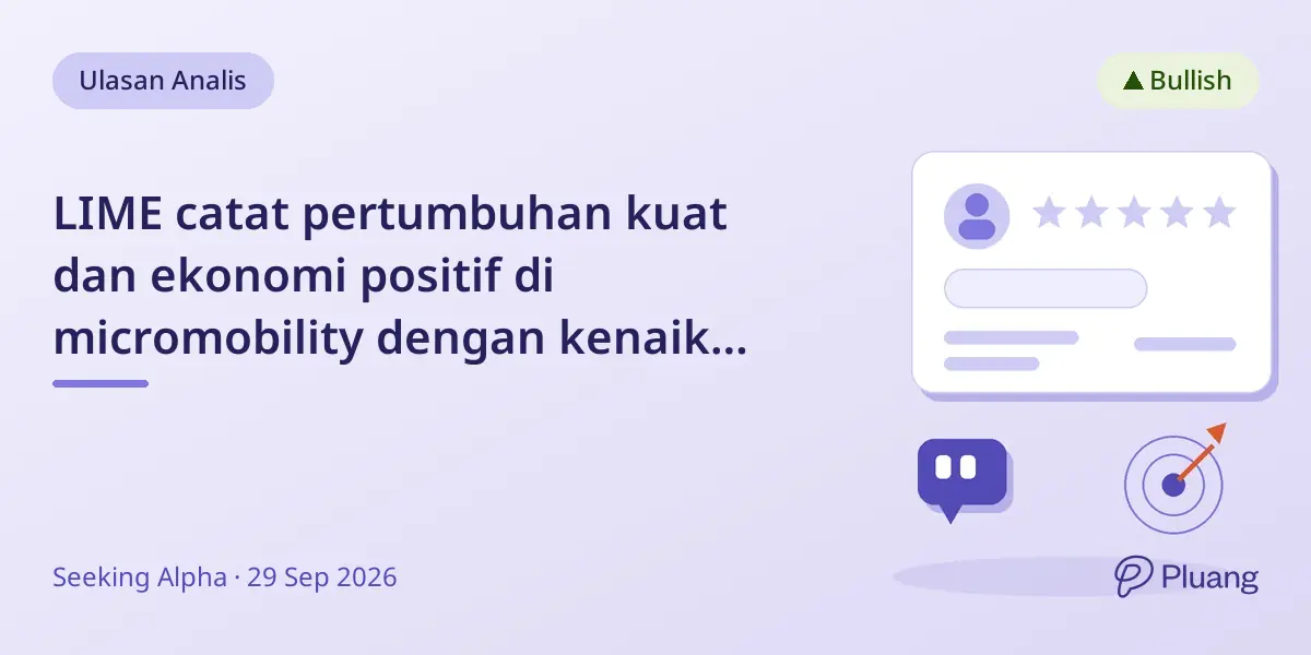 LIME catat pertumbuhan kuat dan ekonomi positif di micromobility dengan kenaikan pengguna dan armada 20%+.