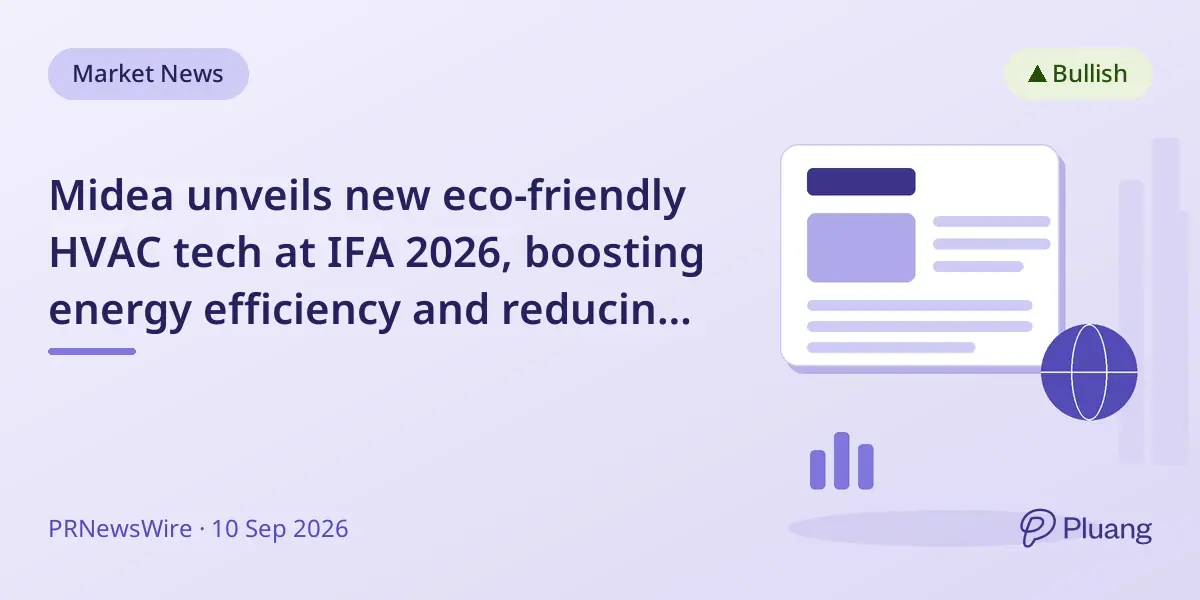 Midea unveils new eco-friendly HVAC tech at IFA 2026, boosting energy efficiency and reducing emissions.