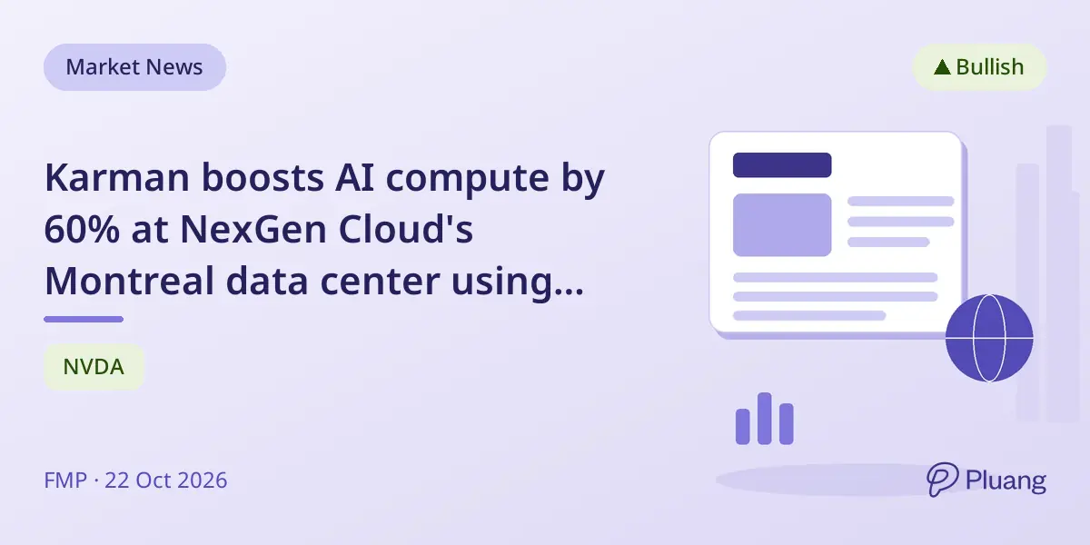 Karman boosts AI compute by 60% at NexGen Cloud's Montreal data center using power orchestration tech