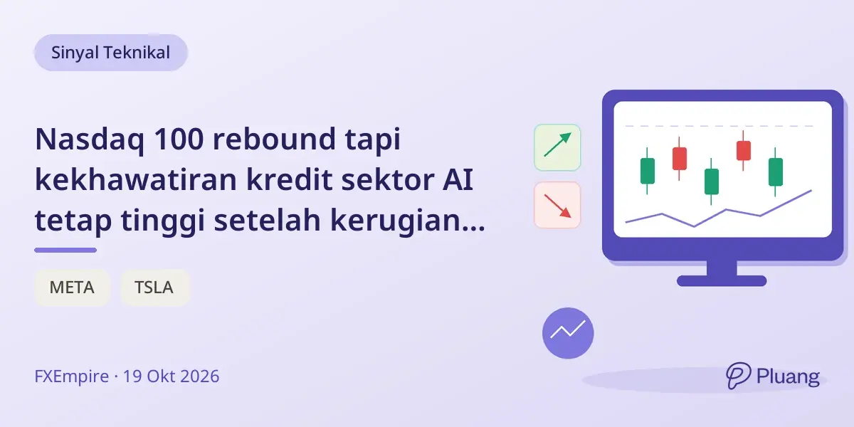 Nasdaq 100 rebound tapi kekhawatiran kredit sektor AI tetap tinggi setelah kerugian tajam CoreWeave.
