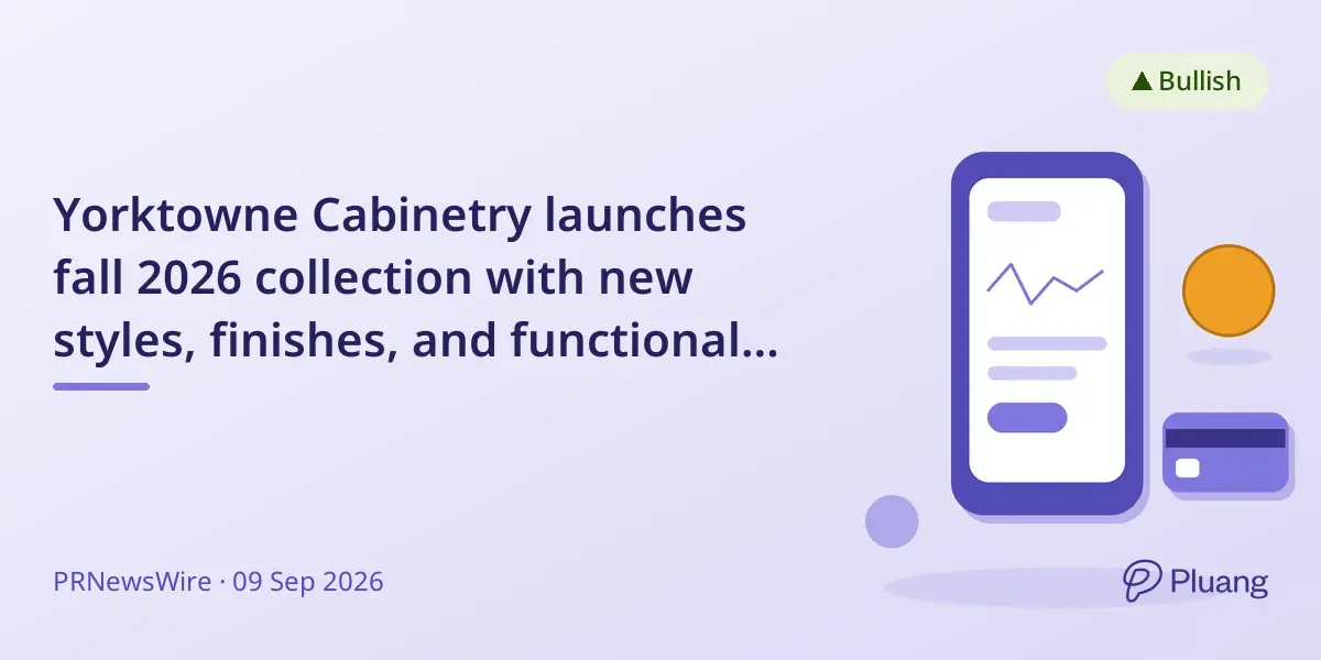 Yorktowne Cabinetry launches fall 2026 collection with new styles, finishes, and functional kitchen solutions