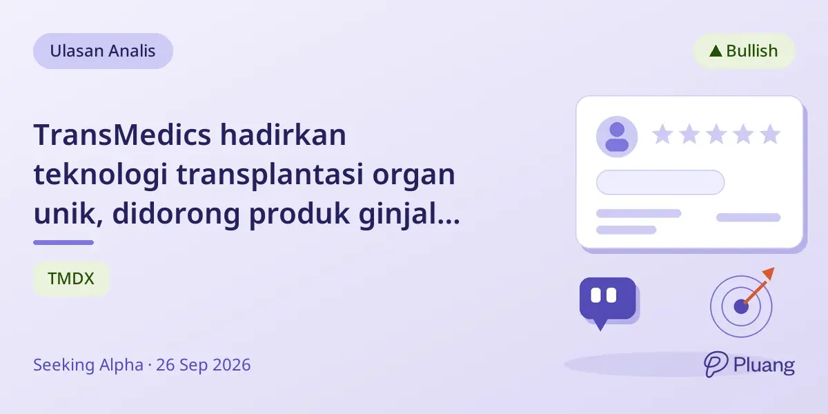 TransMedics hadirkan teknologi transplantasi organ unik, didorong produk ginjal baru dan ekspansi global.