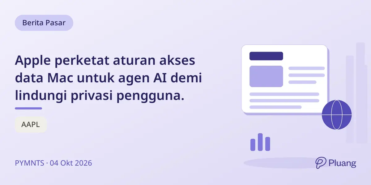 Apple perketat aturan akses data Mac untuk agen AI demi lindungi privasi pengguna.
