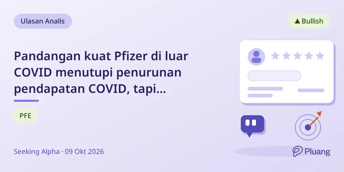 Pandangan kuat Pfizer di luar COVID menutupi penurunan pendapatan COVID, tapi penjualan tahunan masih turun.
