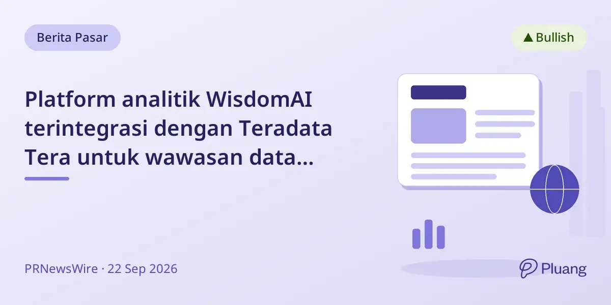Platform analitik WisdomAI terintegrasi dengan Teradata Tera untuk wawasan data perusahaan yang akurat dan mudah.