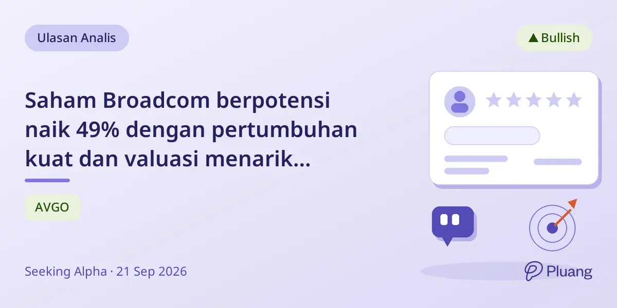 Saham Broadcom berpotensi naik 49% dengan pertumbuhan kuat dan valuasi menarik hingga 2028