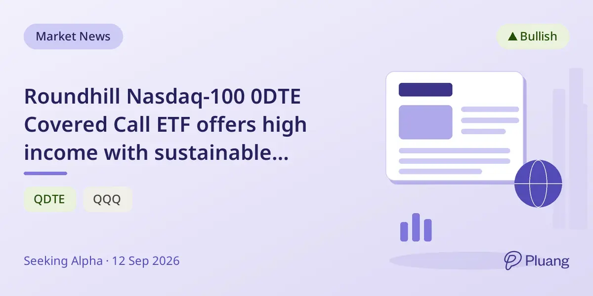 Roundhill Nasdaq-100 0DTE Covered Call ETF offers high income with sustainable payouts and Nasdaq-100 exposure.