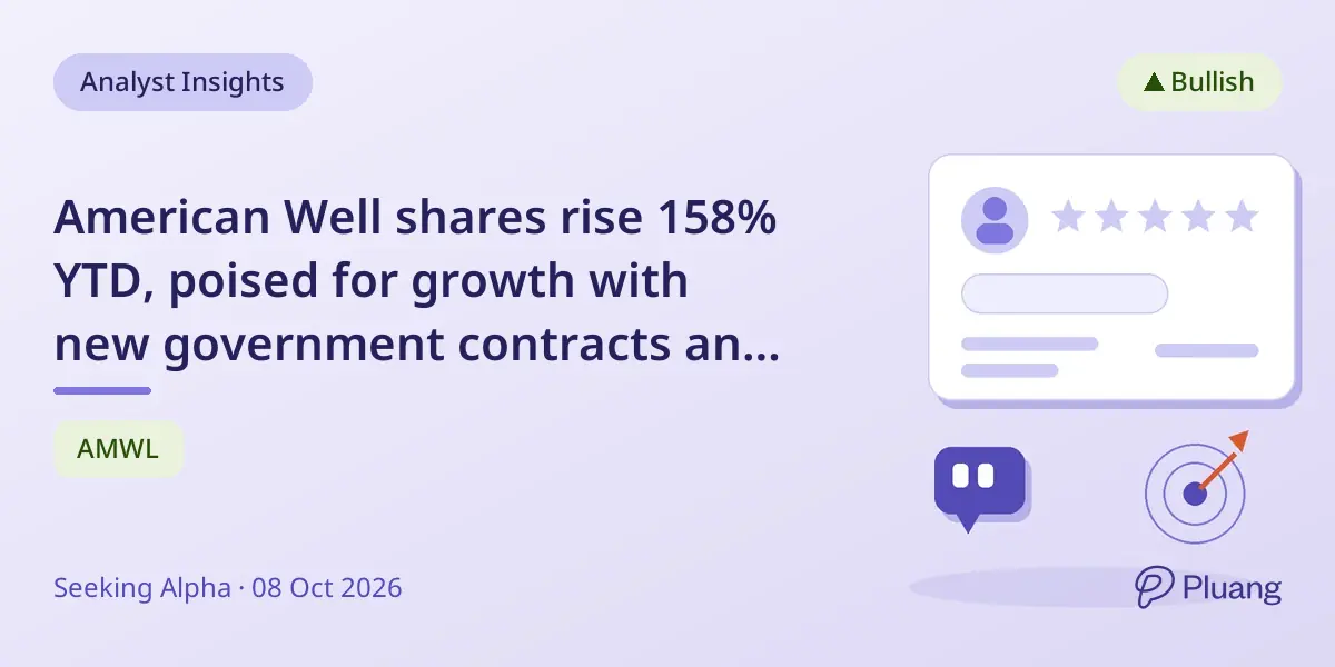American Well shares rise 158% YTD, poised for growth with new government contracts and positive cash flow by 2026
