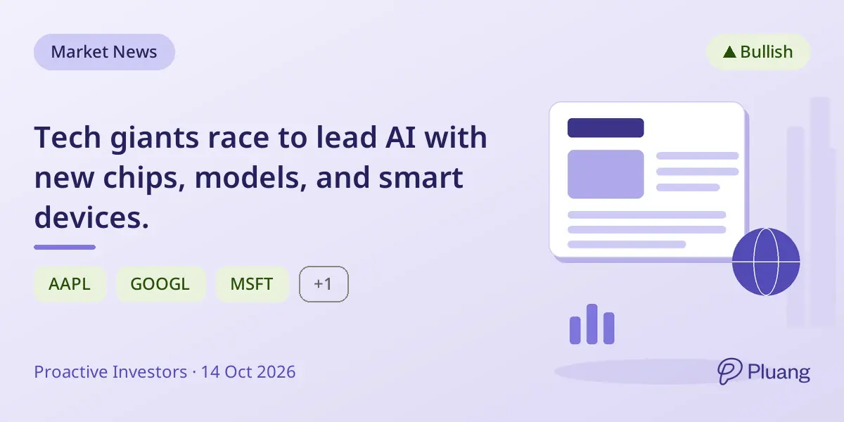 Tech giants race to lead AI with new chips, models, and smart devices.