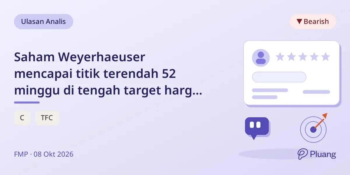 Saham Weyerhaeuser mencapai titik terendah 52 minggu di tengah target harga analis yang beragam dan kekhawatiran dividen.
