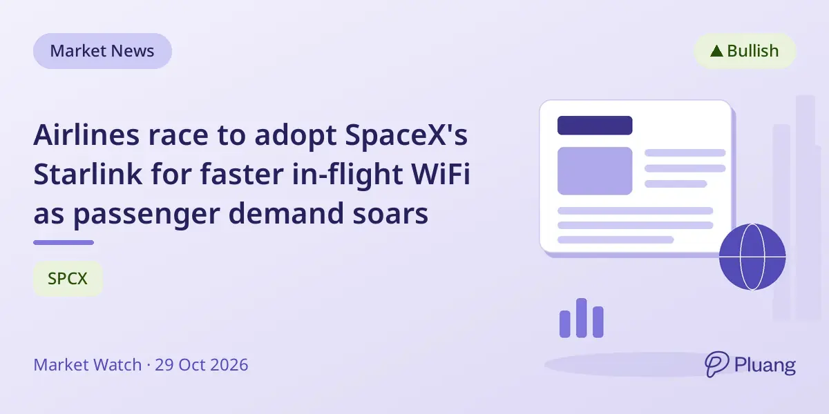 Airlines race to adopt SpaceX's Starlink for faster in-flight WiFi as passenger demand soars