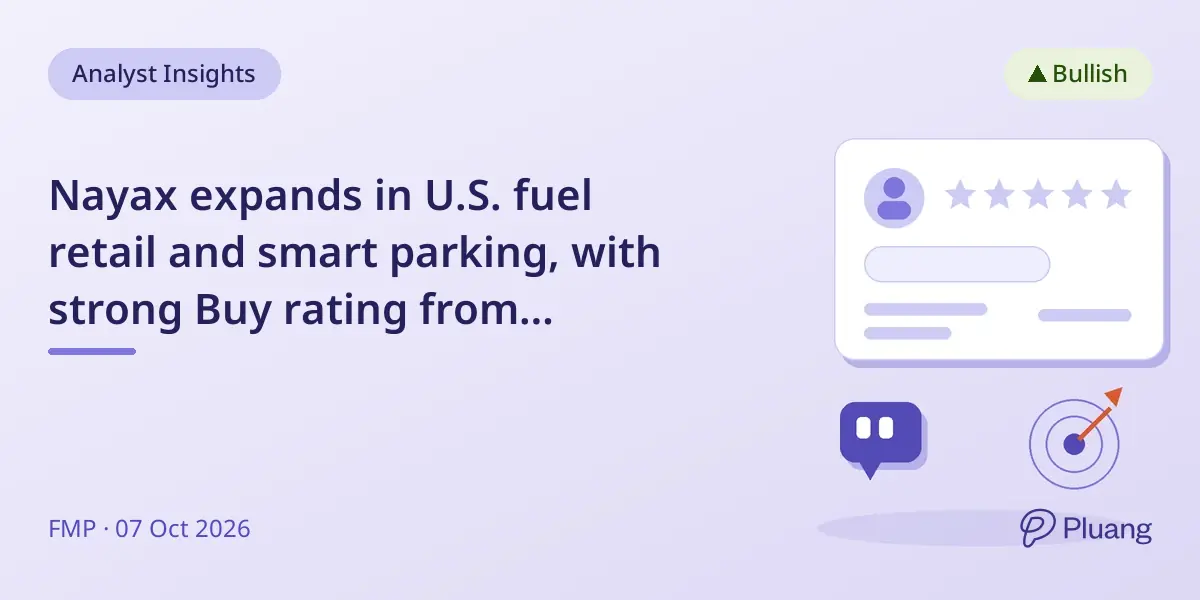 Nayax expands in U.S. fuel retail and smart parking, with strong Buy rating from Jefferies.