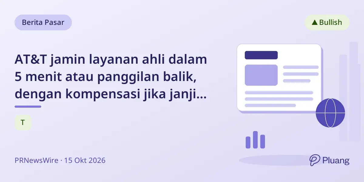 AT&T jamin layanan ahli dalam 5 menit atau panggilan balik, dengan kompensasi jika janji tak terpenuhi.