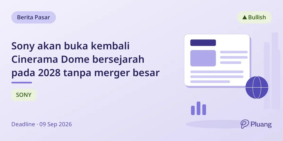 Sony akan buka kembali Cinerama Dome bersejarah pada 2028 tanpa merger besar