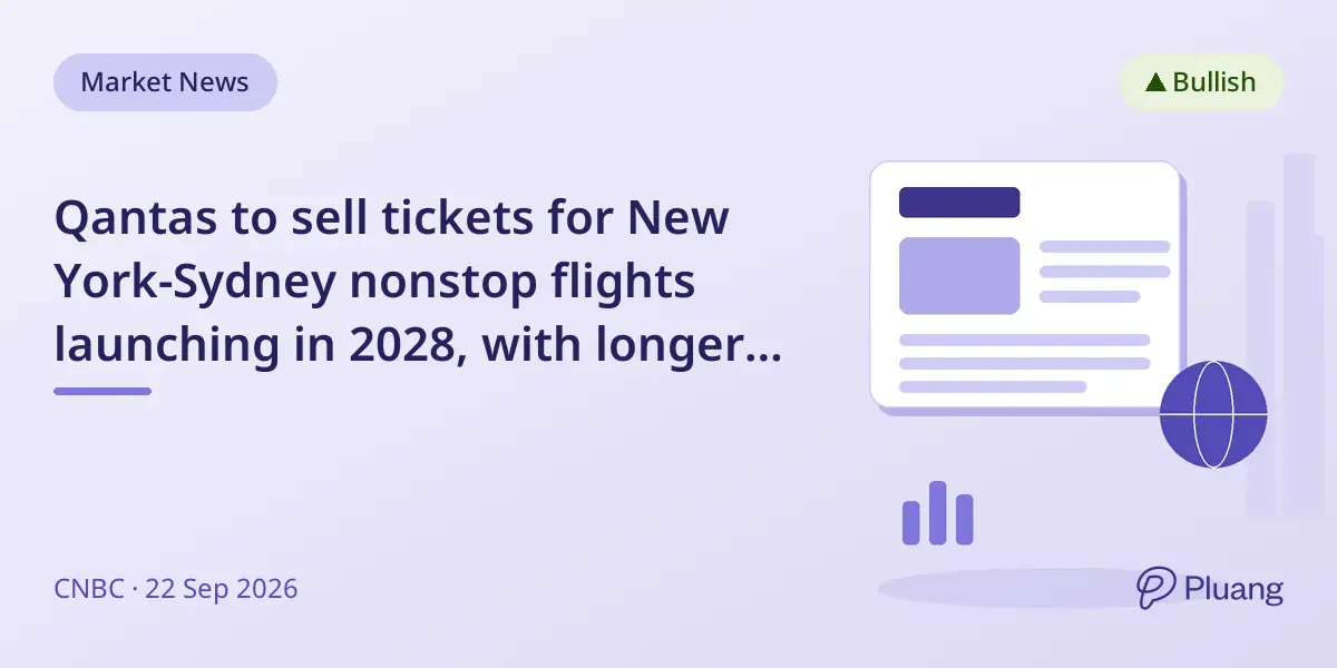 Qantas to sell tickets for New York-Sydney nonstop flights launching in 2028, with longer London-Sydney route planned.