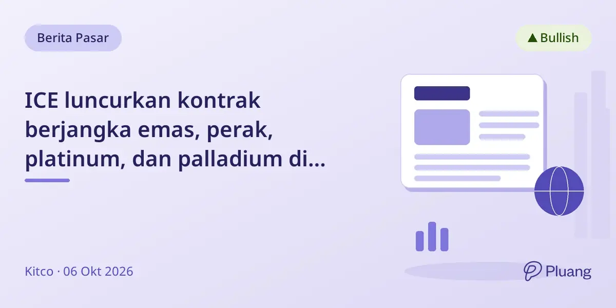 ICE luncurkan kontrak berjangka emas, perak, platinum, dan palladium di London terkait harga harian.