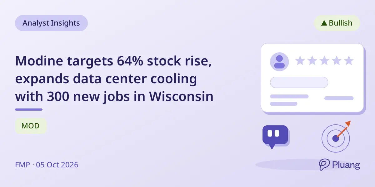 Modine targets 64% stock rise, expands data center cooling with 300 new jobs in Wisconsin
