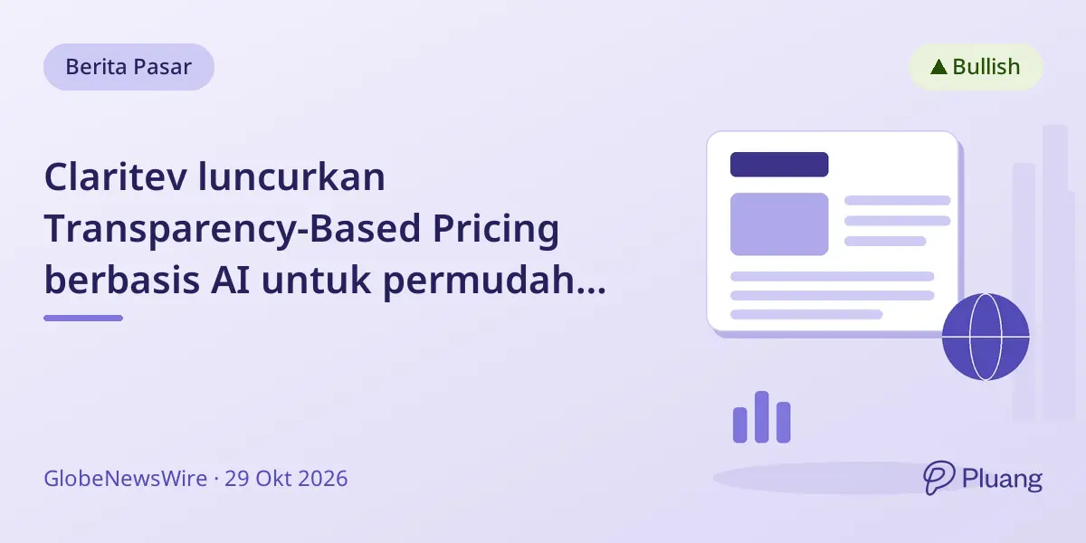 Claritev luncurkan Transparency-Based Pricing berbasis AI untuk permudah penggantian biaya kesehatan pakai data publik.