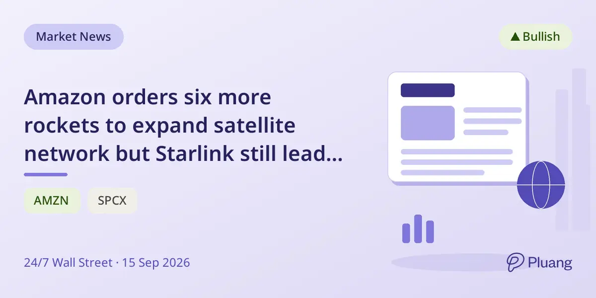 Amazon orders six more rockets to expand satellite network but Starlink still leads in coverage and subscribers.