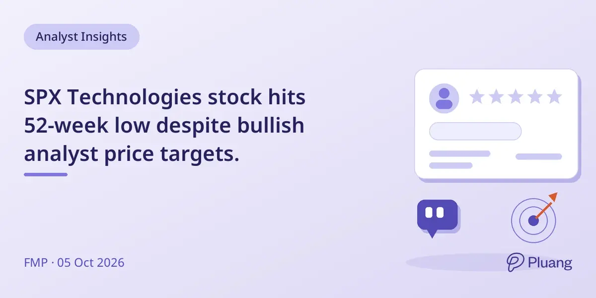 SPX Technologies stock hits 52-week low despite bullish analyst price targets.