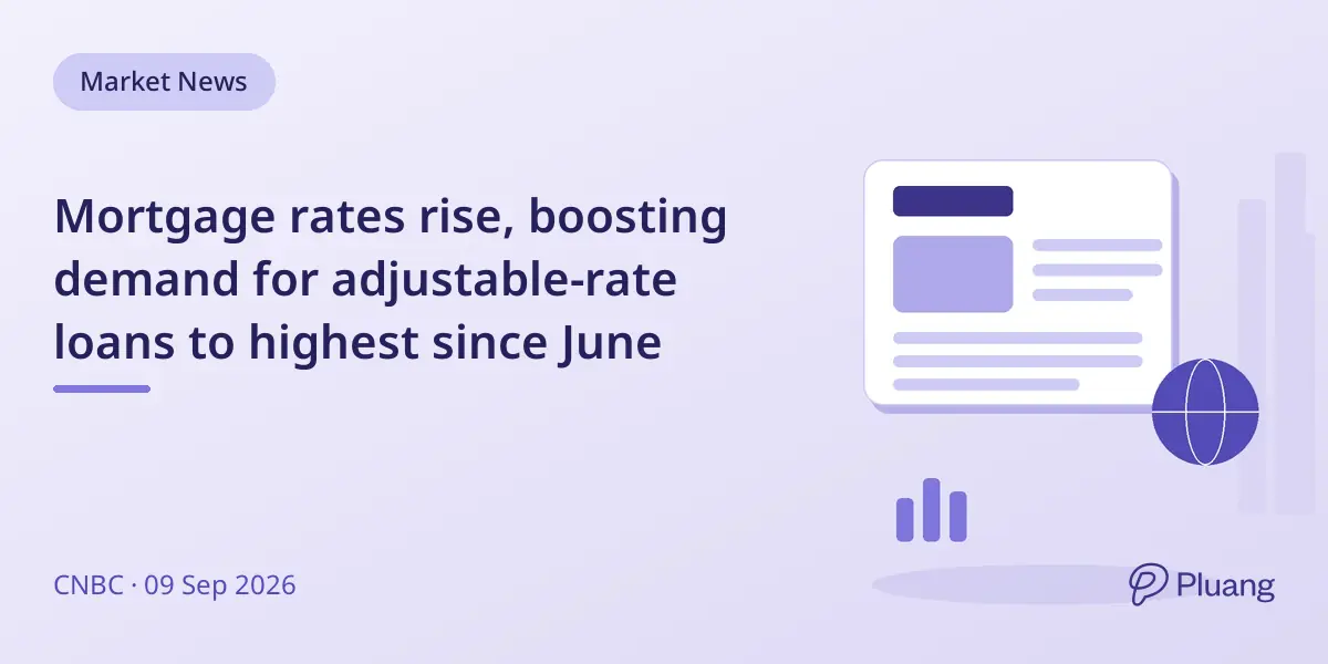 Mortgage rates rise, boosting demand for adjustable-rate loans to highest since June