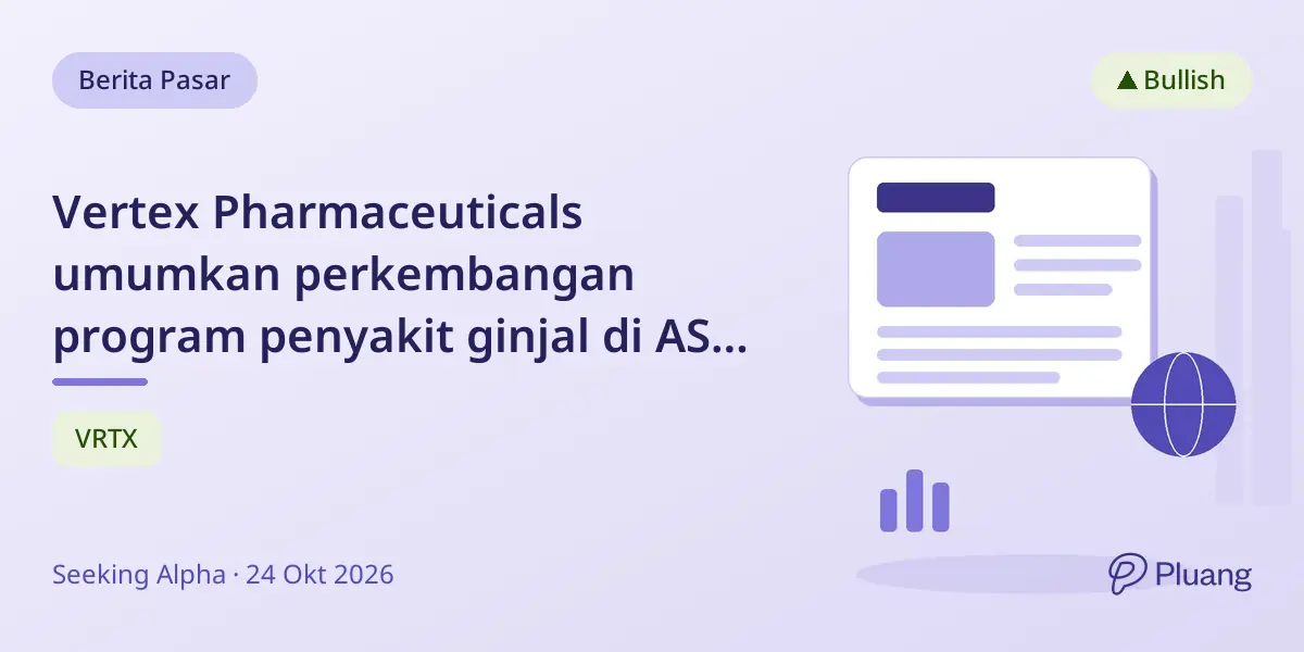 Vertex Pharmaceuticals umumkan perkembangan program penyakit ginjal di ASN Kidney Week 2026