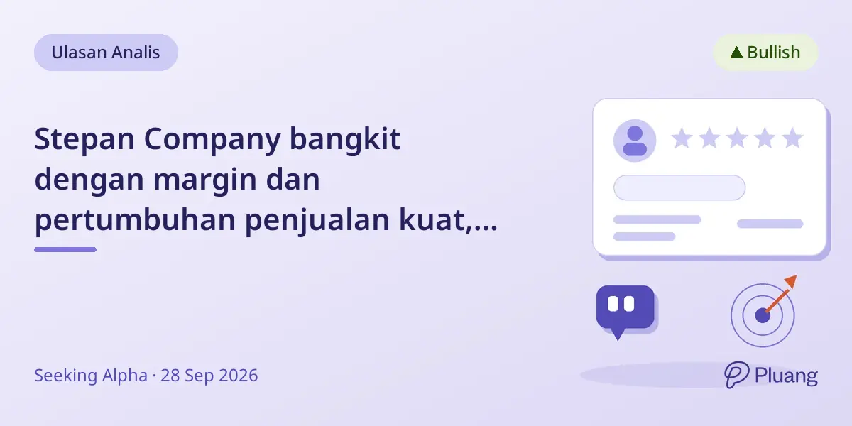 Stepan Company bangkit dengan margin dan pertumbuhan penjualan kuat, target kenaikan 11,2% hingga 2028.