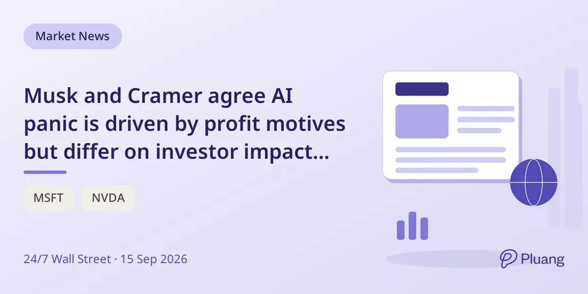 Musk and Cramer agree AI panic is driven by profit motives but differ on investor impact and safety solutions.