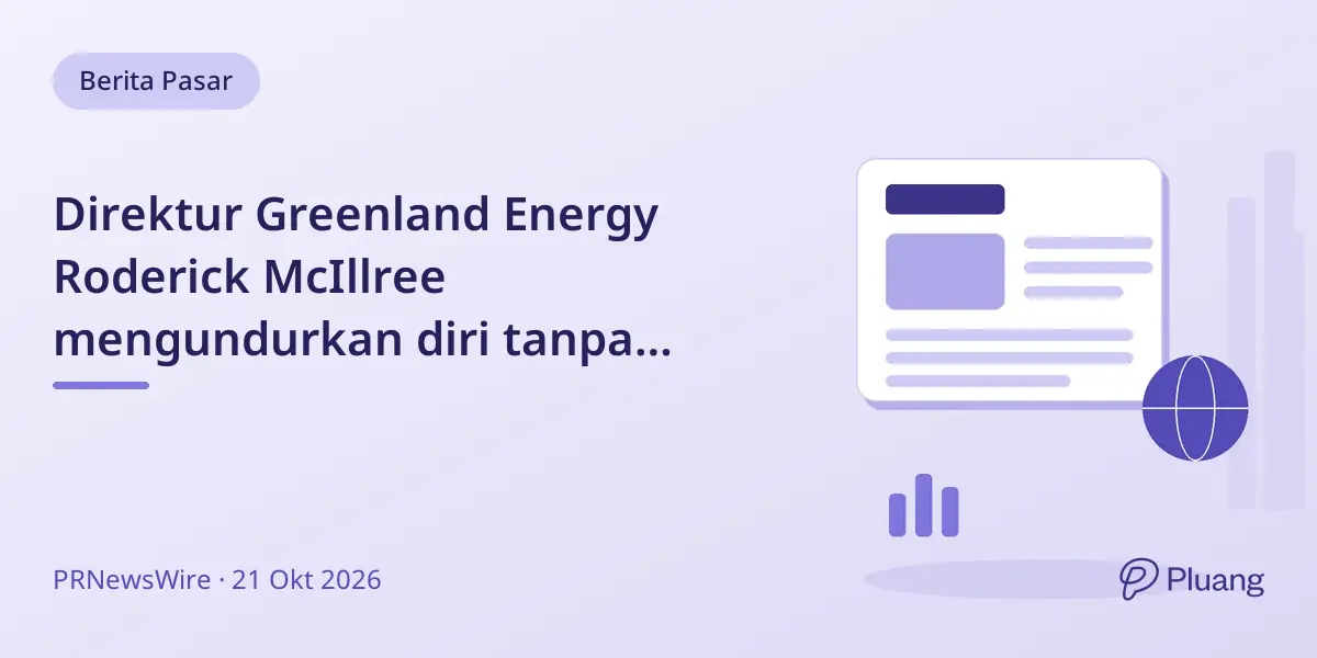 Direktur Greenland Energy Roderick McIllree mengundurkan diri tanpa perselisihan operasional.