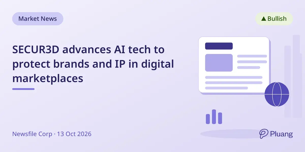 SECUR3D advances AI tech to protect brands and IP in digital marketplaces