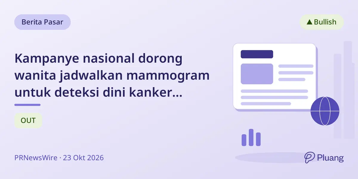 Kampanye nasional dorong wanita jadwalkan mammogram untuk deteksi dini kanker payudara
