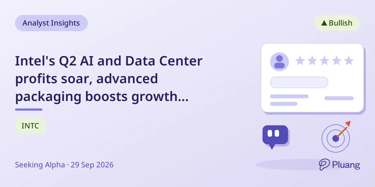Intel's Q2 AI and Data Center profits soar, advanced packaging boosts growth outlook despite margin pressures.