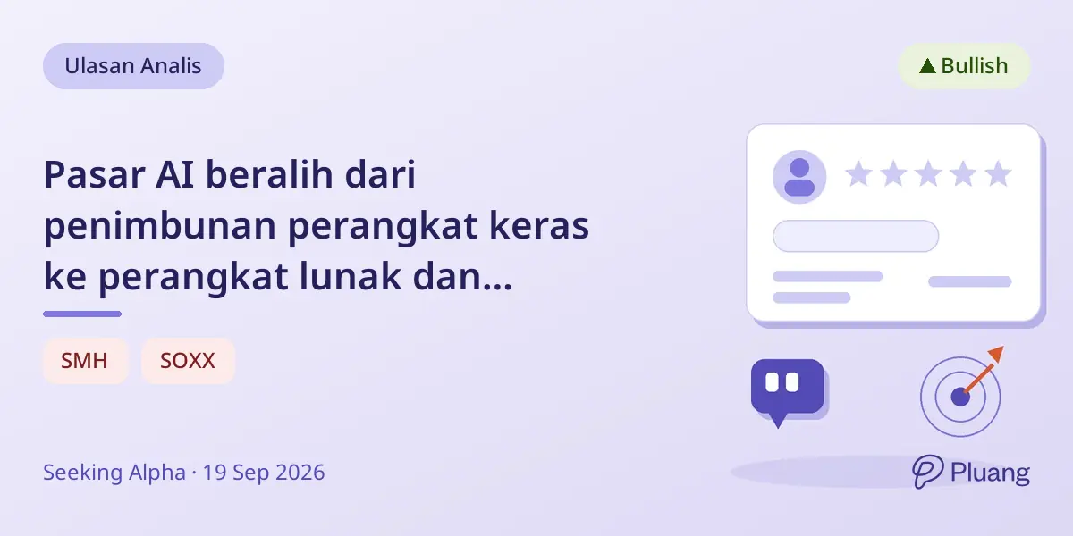 Pasar AI beralih dari penimbunan perangkat keras ke perangkat lunak dan efisiensi modal, mendukung ETF perangkat lunak AI seperti IGV.