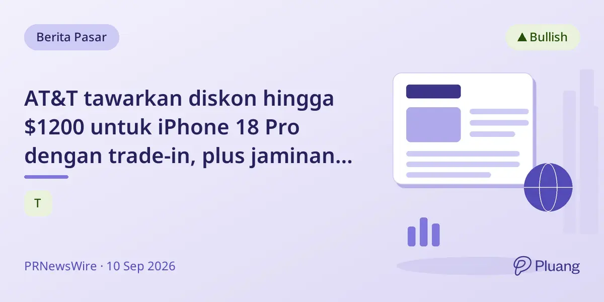 AT&T tawarkan diskon hingga $1200 untuk iPhone 18 Pro dengan trade-in, plus jaminan jaringan dan paket fleksibel.