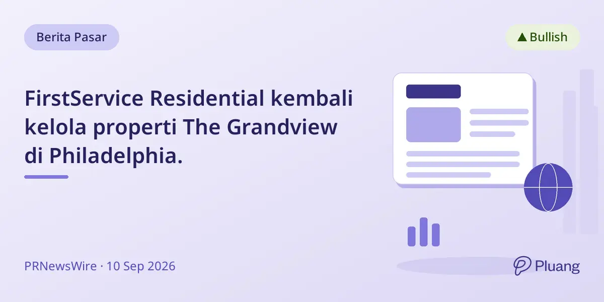 FirstService Residential kembali kelola properti The Grandview di Philadelphia.