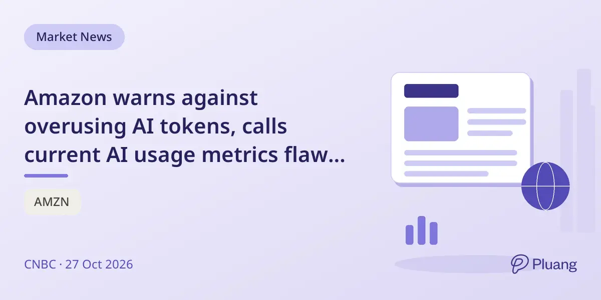 Amazon warns against overusing AI tokens, calls current AI usage metrics flawed amid rising costs.