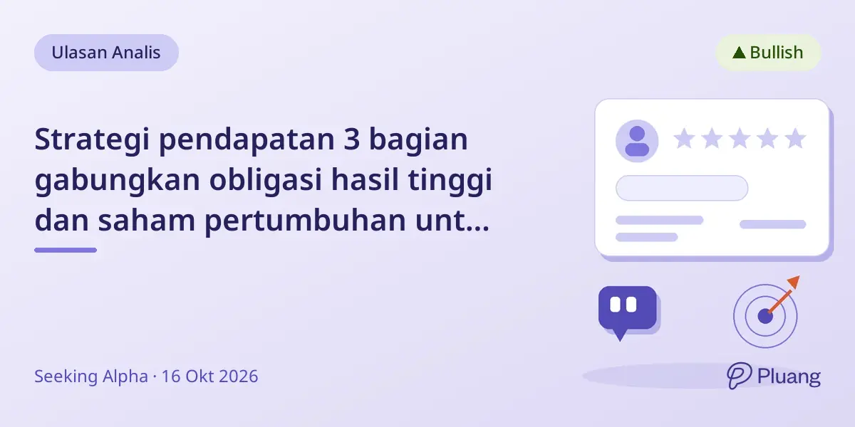 Strategi pendapatan 3 bagian gabungkan obligasi hasil tinggi dan saham pertumbuhan untuk pendapatan pensiun seimbang.