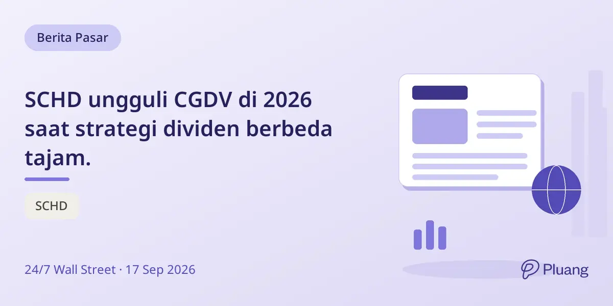 SCHD ungguli CGDV di 2026 saat strategi dividen berbeda tajam.