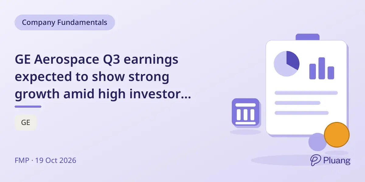 GE Aerospace Q3 earnings expected to show strong growth amid high investor expectations.