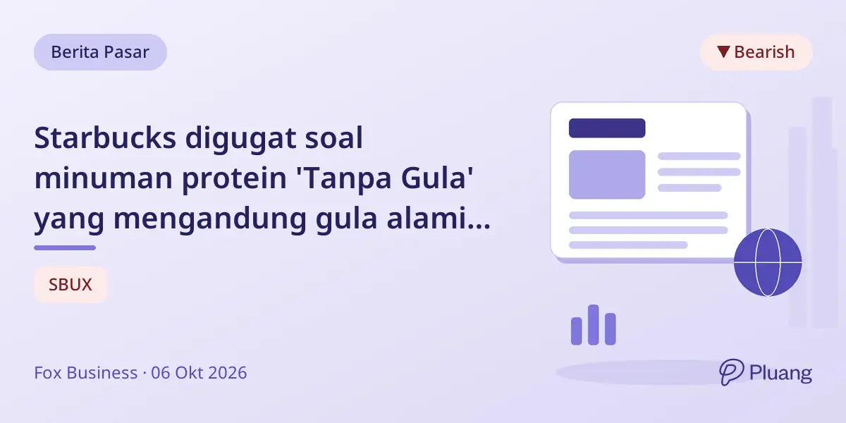 Starbucks digugat soal minuman protein 'Tanpa Gula' yang mengandung gula alami dari susu.
